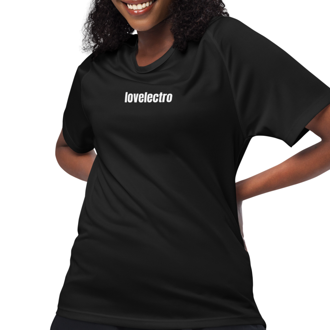 NATURAL BORN DANCER  Unisex Mesh Performance Jersey by LOVELECTRO - FREE SHIP