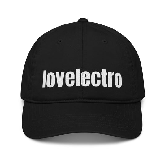 LOVELECTRO Organic Cotton Cap – Minimal Street & Festival Style