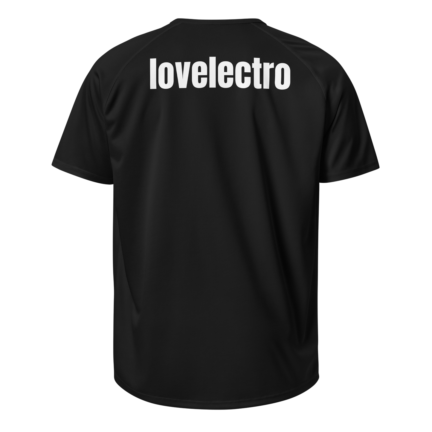 LOVELECTRO (back) Unisex Mesh Performance Jersey by LOVELECTRO - FREE SHIP