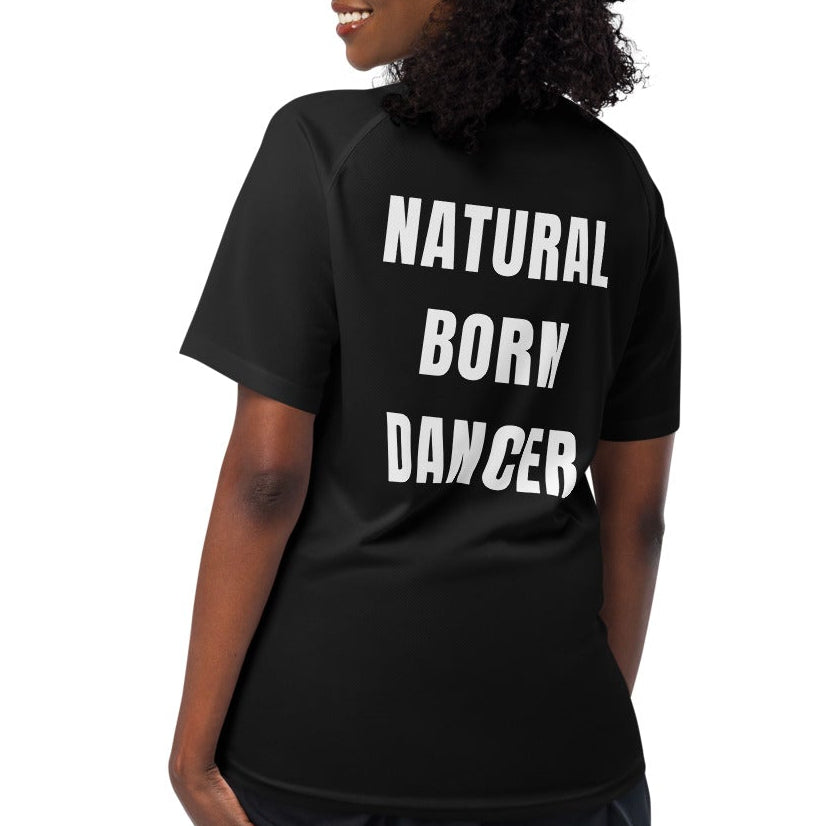 NATURAL BORN DANCER Mesh Performance Jersey – Built for Movement & Nightlife Energy