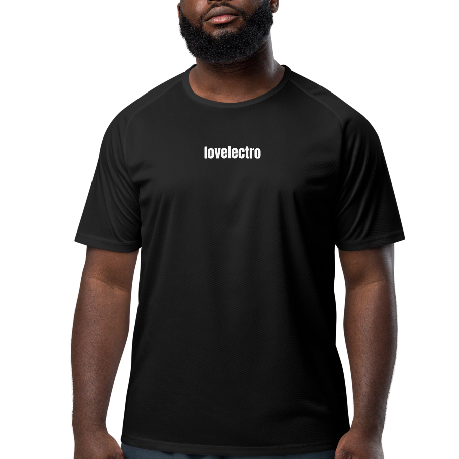 LOVELECTRO (back) Unisex Mesh Performance Jersey by LOVELECTRO - FREE SHIP