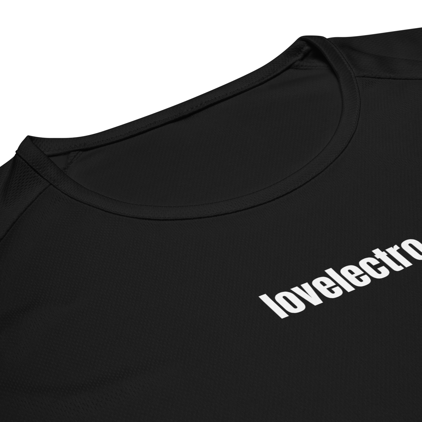 LOVELECTRO (back) Unisex Mesh Performance Jersey by LOVELECTRO - FREE SHIP